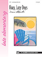Hazy Lazy Days piano sheet music cover